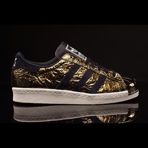 adidas superstar 80s metal gold